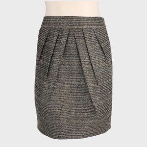 Tabitha for Anthropologie Avant Shimmery Tweed Skirt